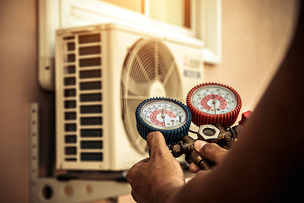 Professional Hvac technician working in Buckingham, PA